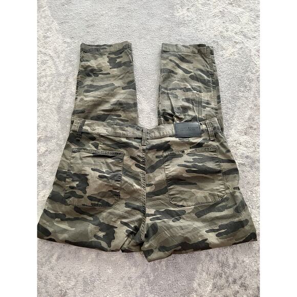 Lucky Brand Pants Womens 12/31 Green Camo Tapered Fit Outdoor Boho Grunge Y2k - Picture 8 of 10